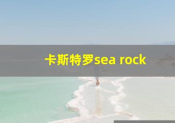 卡斯特罗sea rock